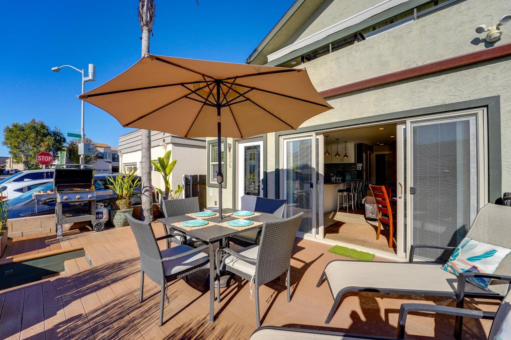 Stunning Beach Home - Large Patio, Parking, Ac & Dog Friendly! Сан-Диего Экстерьер фото